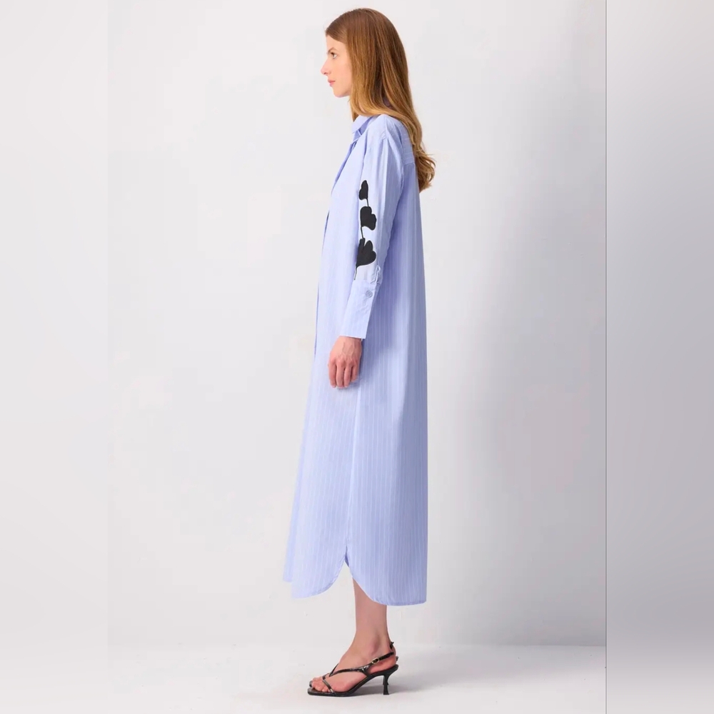 NWT Touche Embroidered Shirt Dress